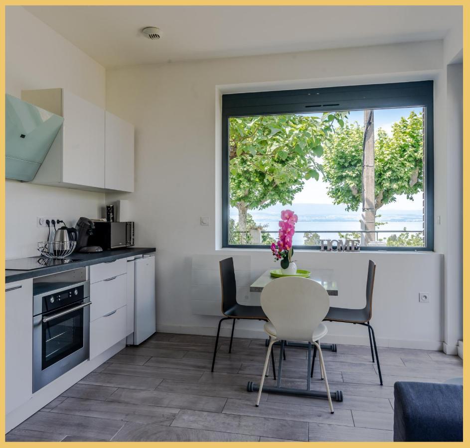 Appartement Cozy 1 Panoramique Lac Leman تونو لي با المظهر الخارجي الصورة