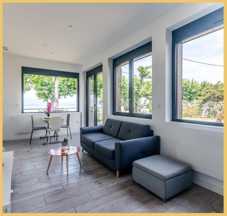 Appartement Cozy 1 Panoramique Lac Leman تونو لي با المظهر الخارجي الصورة
